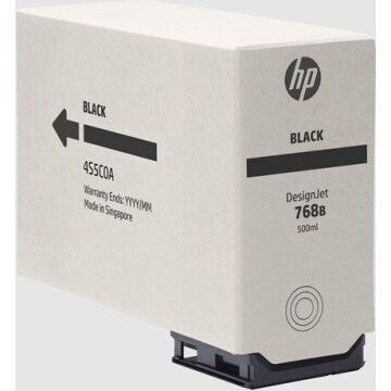 HP 768 500-ml Black DesignJet Ink Cartridge