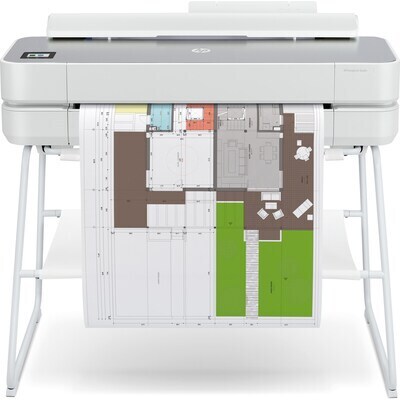 HP Studio Steel 24" Printer Plotter - 2 Year onsite Warranty & 1 Set of Free Inks